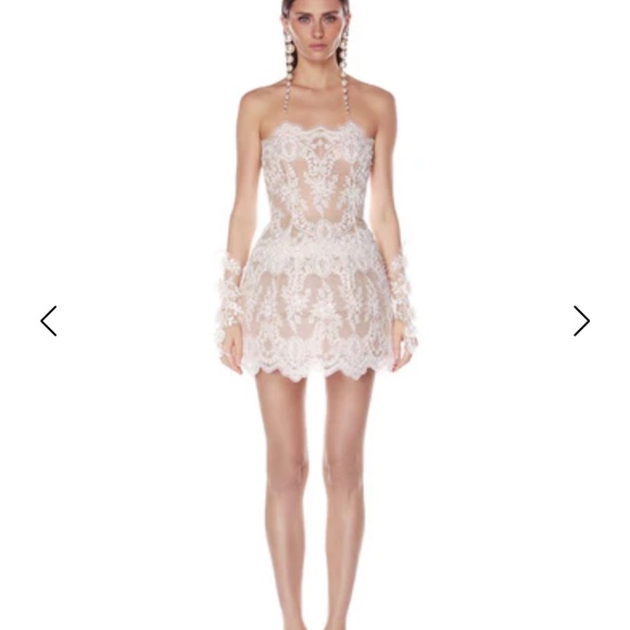 Bronx and Banco Maraya Blanc Lace mini dress - Picture 1 of 5